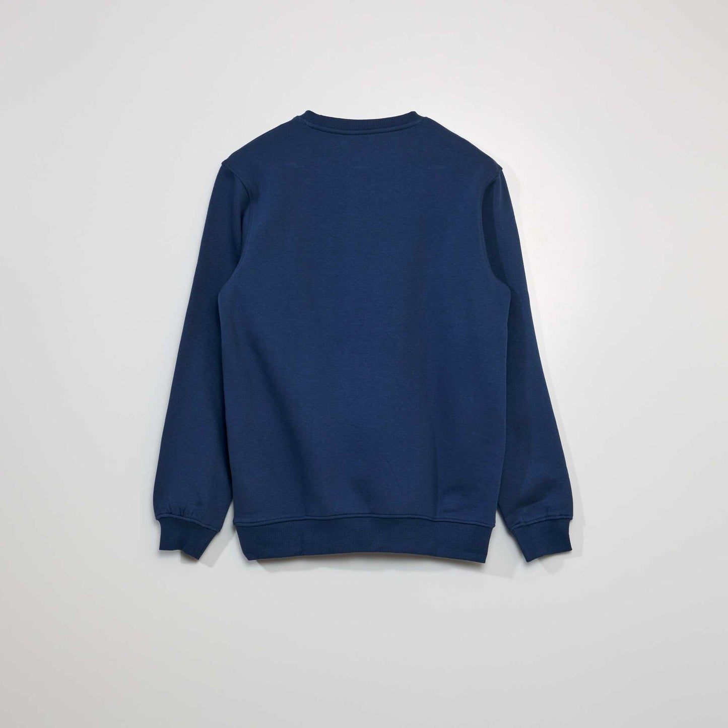 Sweat en molleton imprim Bleu