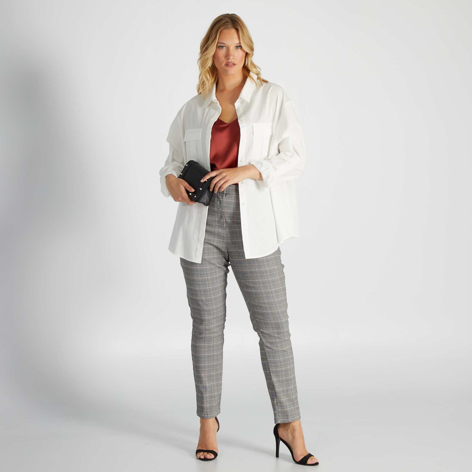 Chemise en popeline blanc