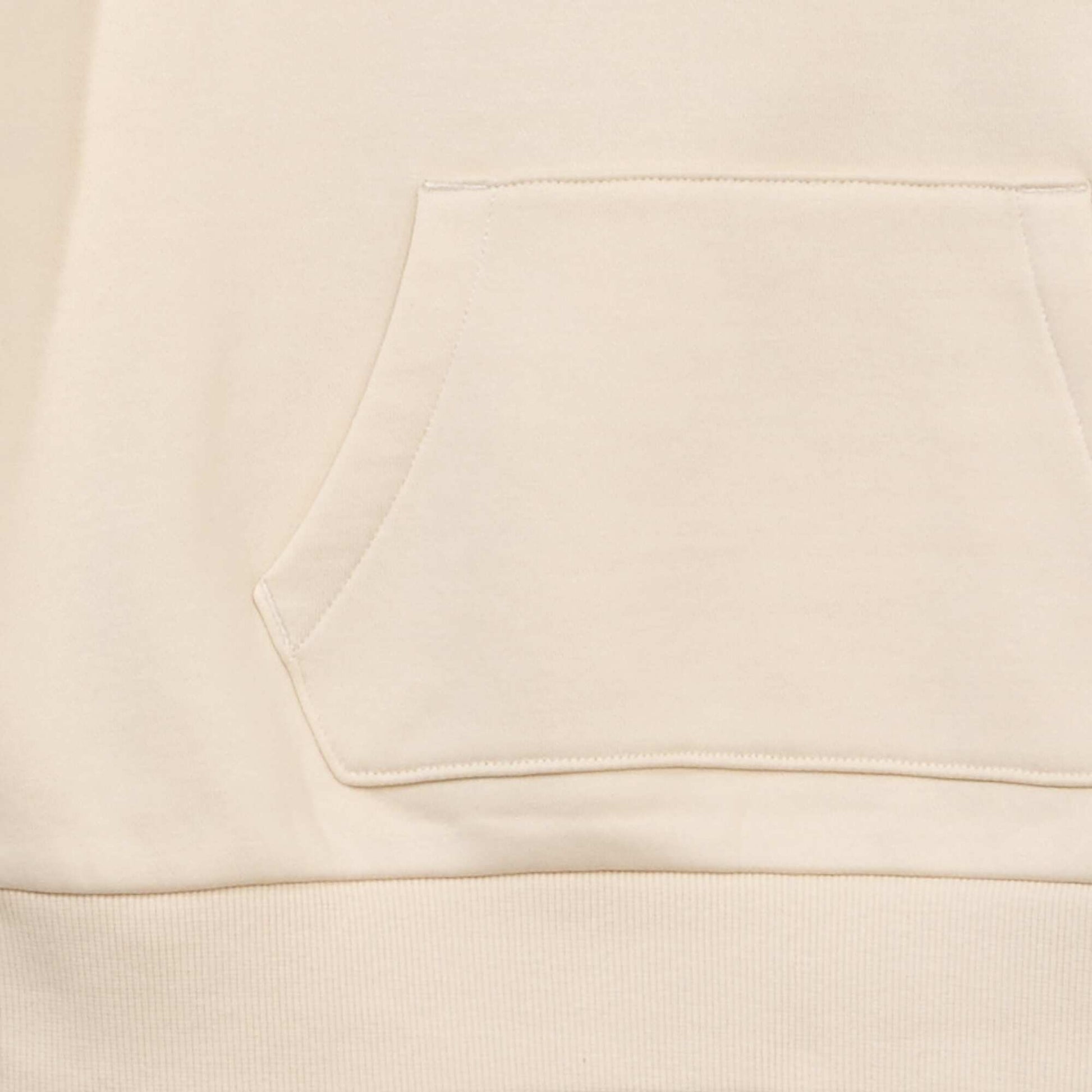 Sweat capuche molleton pais Beige