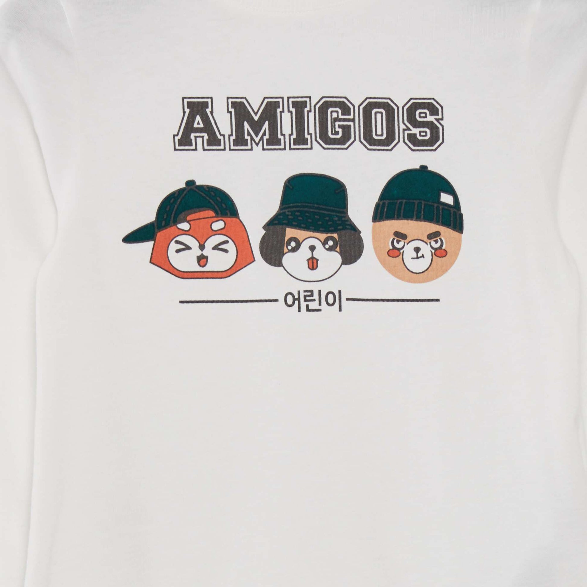 T-shirt imprim Blanc