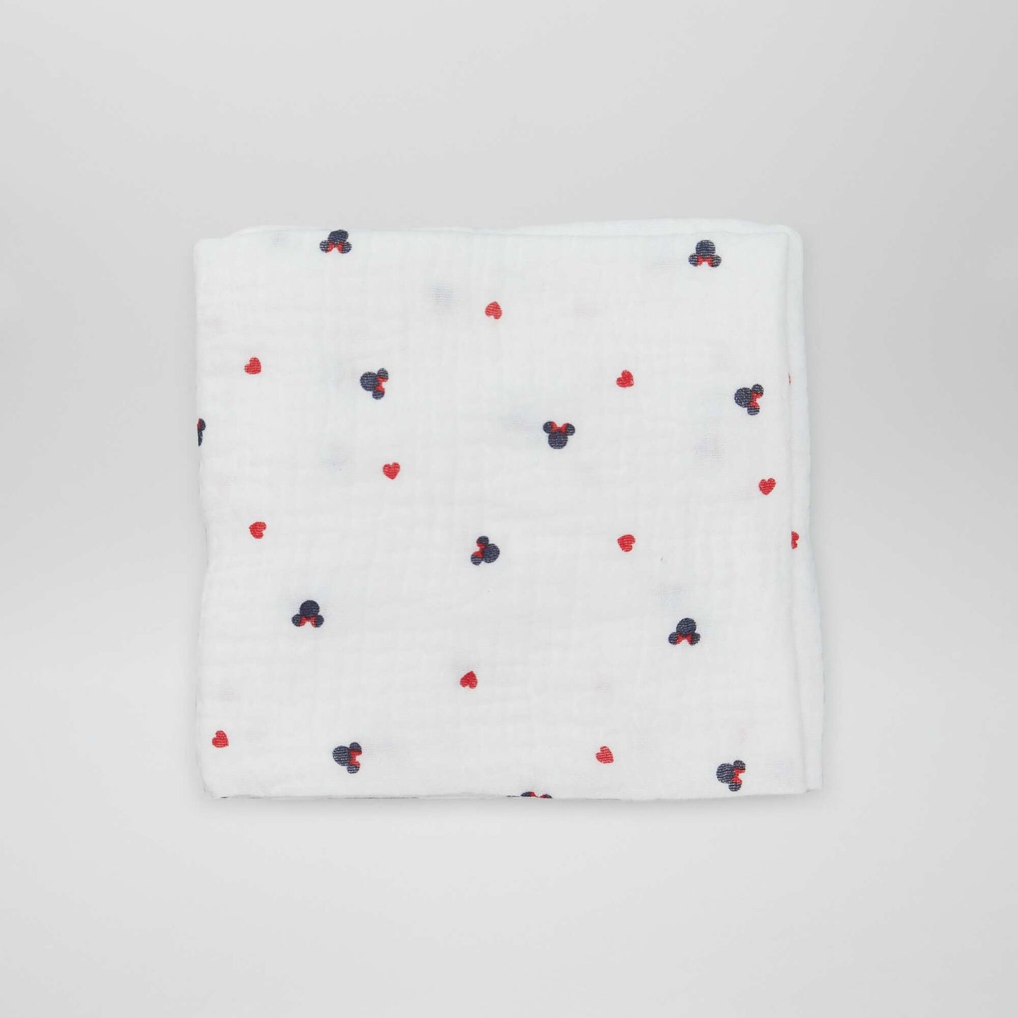 Lot de 2 langes en double gaze de coton Minnie
