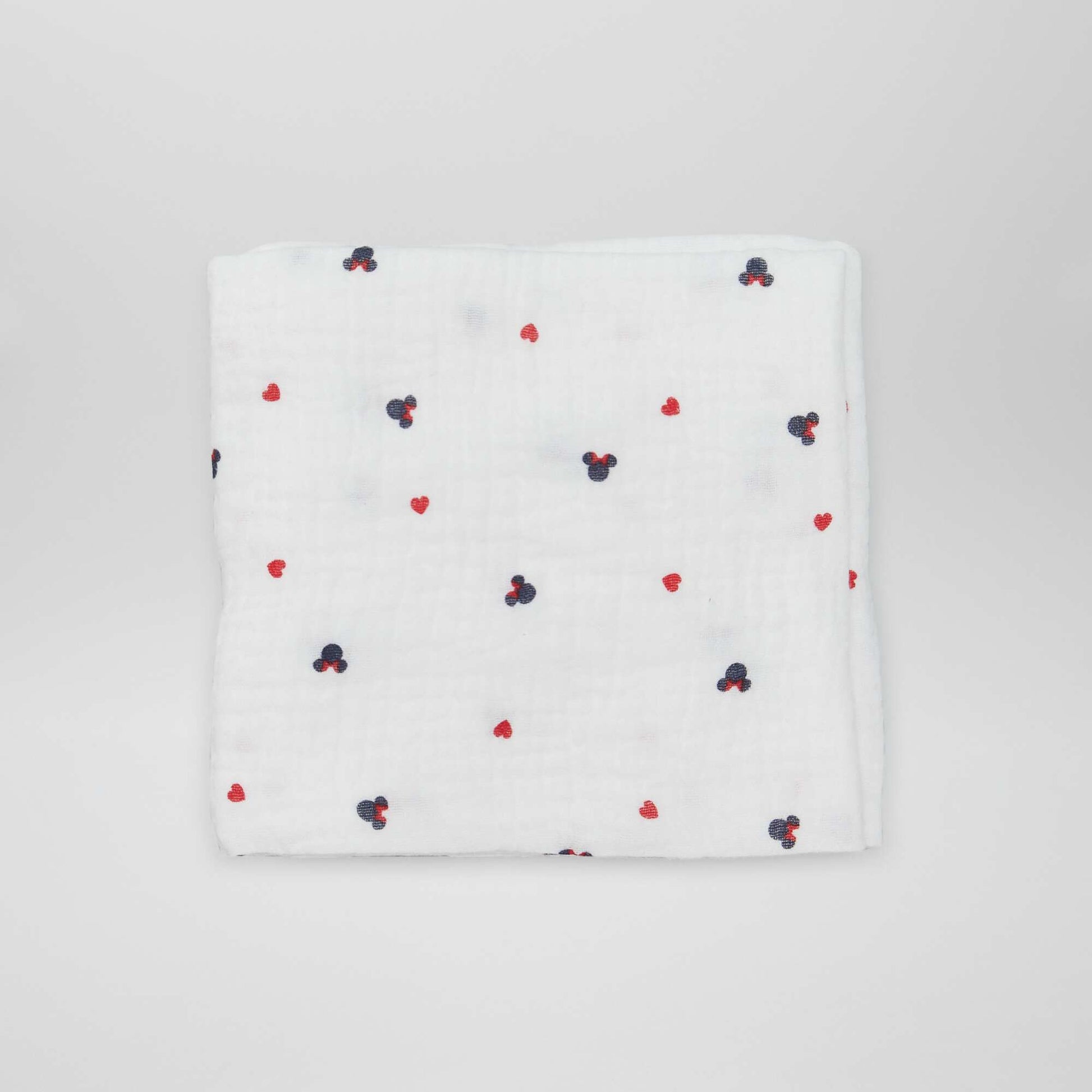 Lot de 2 langes en double gaze de coton Minnie