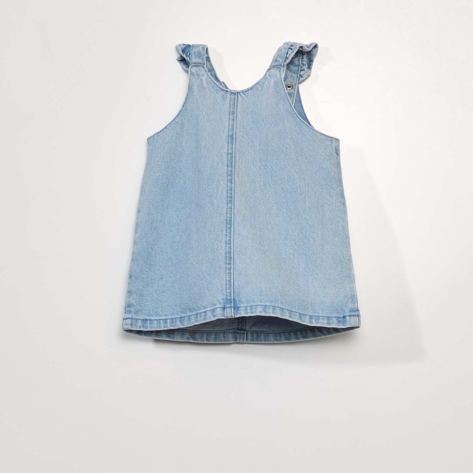 Robe salopette en denim 'Mickey' Bleu