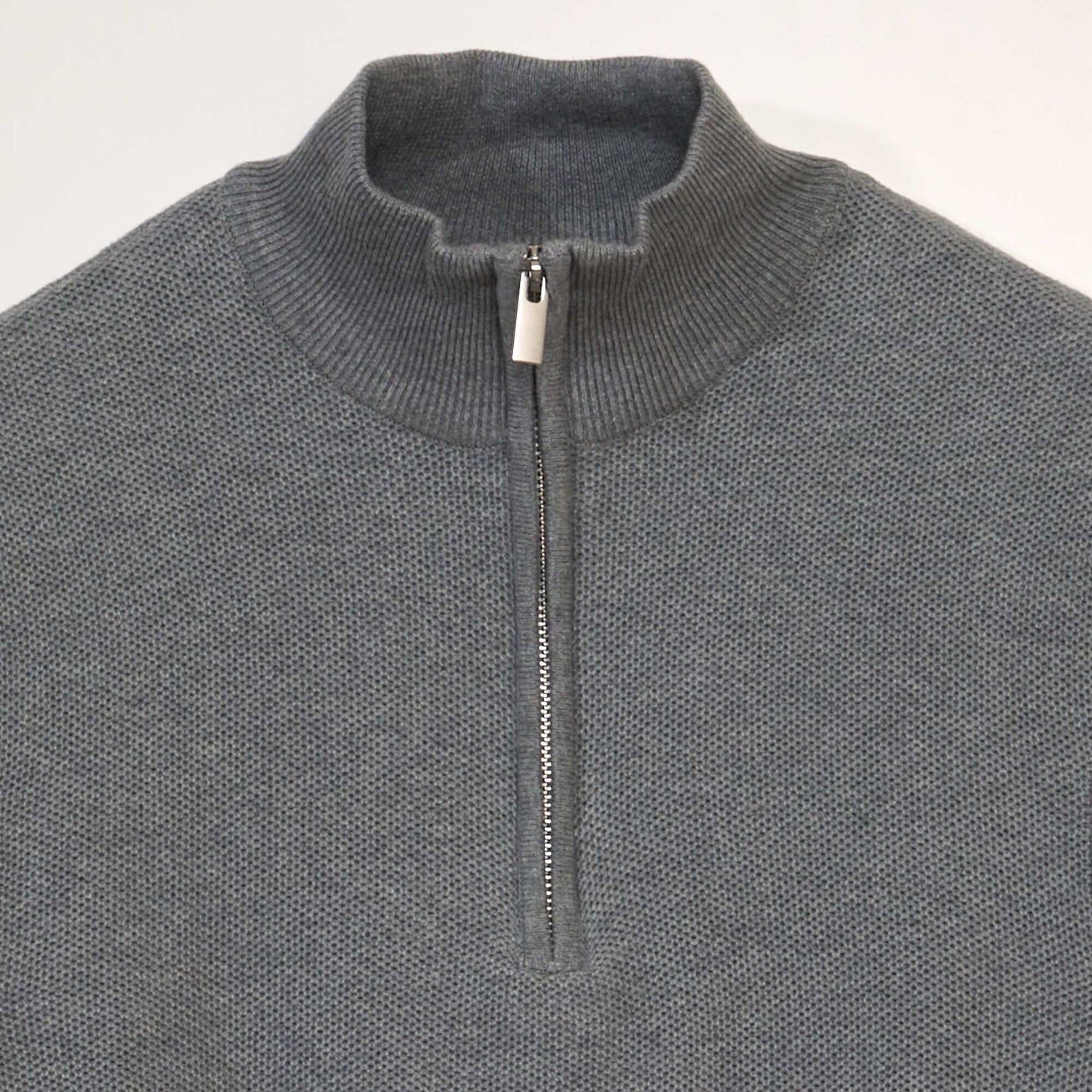 Pull en coton col camionneur Gris