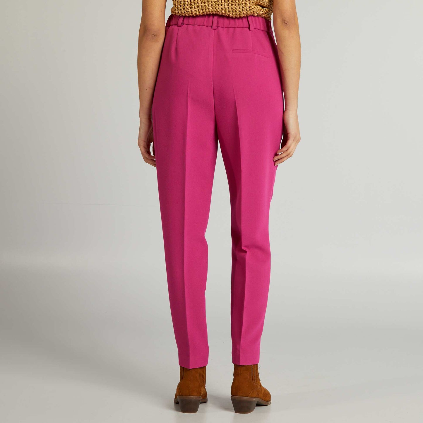 Pantalon cigarette Rose