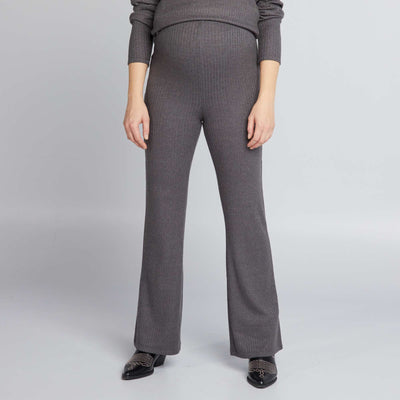 Pantalon grossesse c tel bootcut/flare Gris fonc