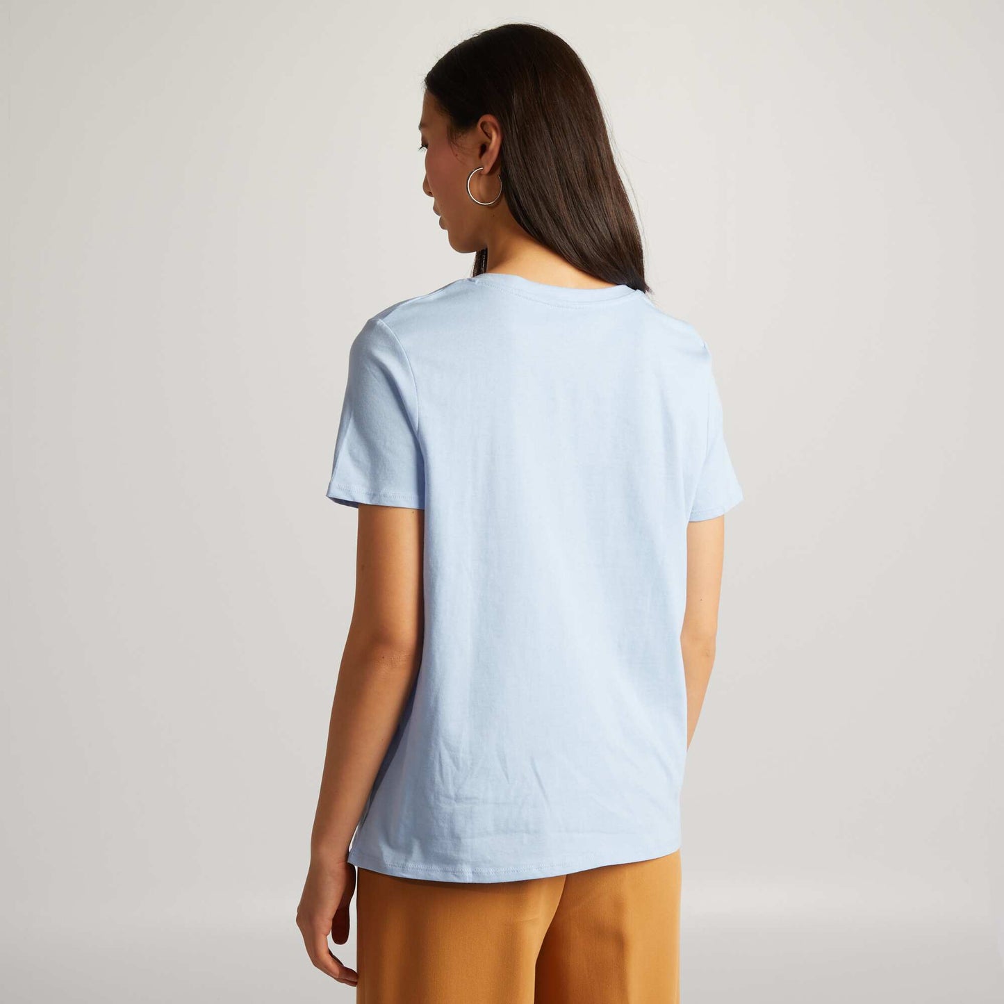 T-shirt basique Bleu