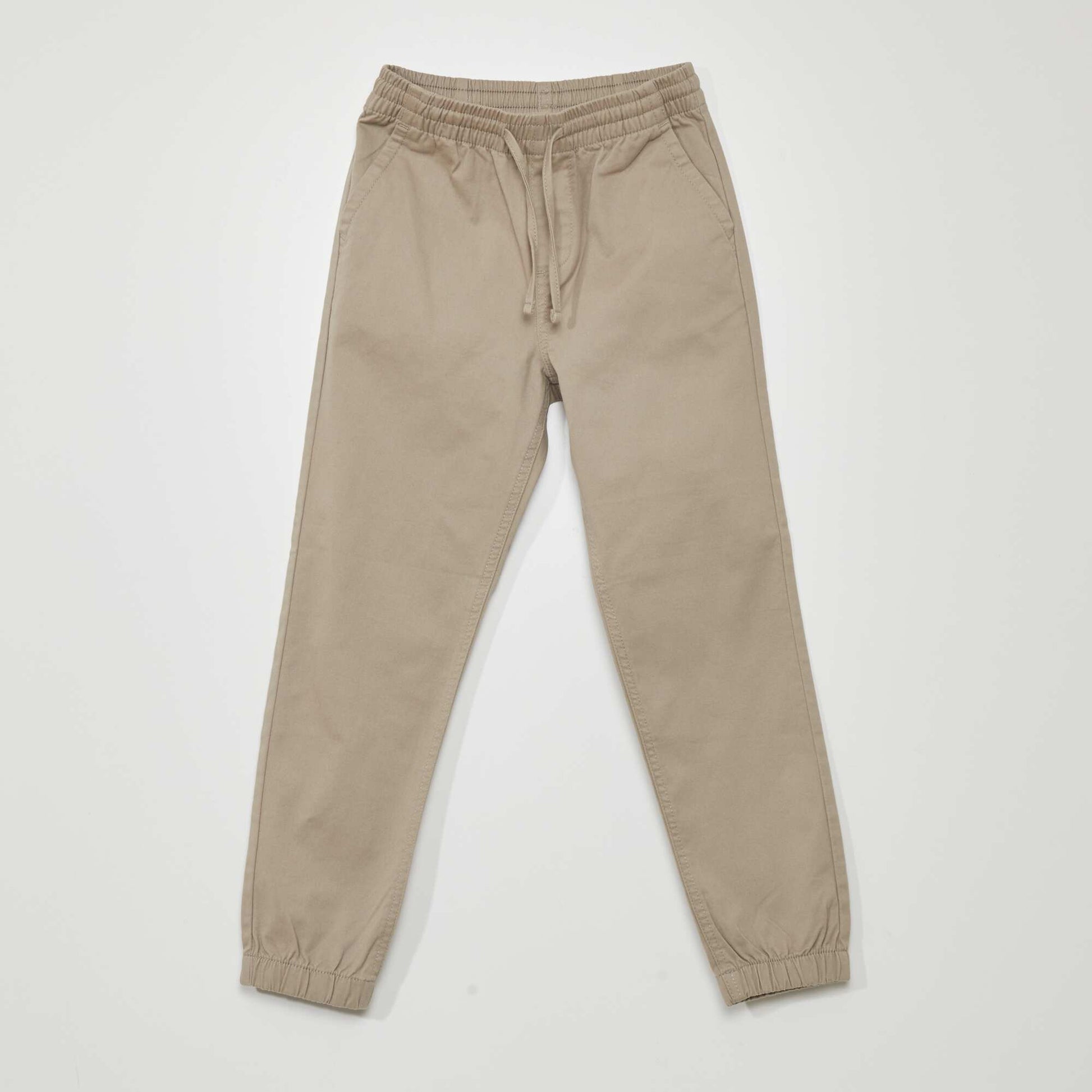 Pantalon jogger avec taille lastiqu e Gris
