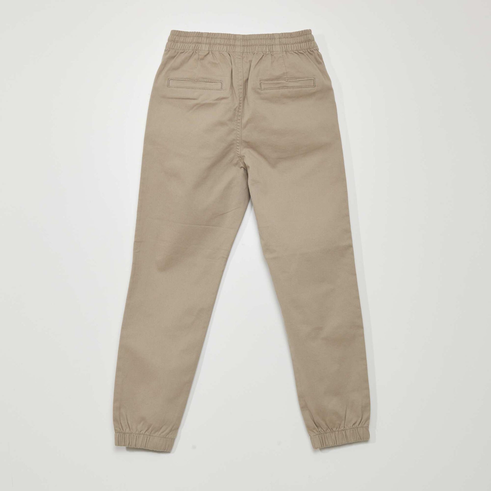 Pantalon jogger avec taille lastiqu e Gris