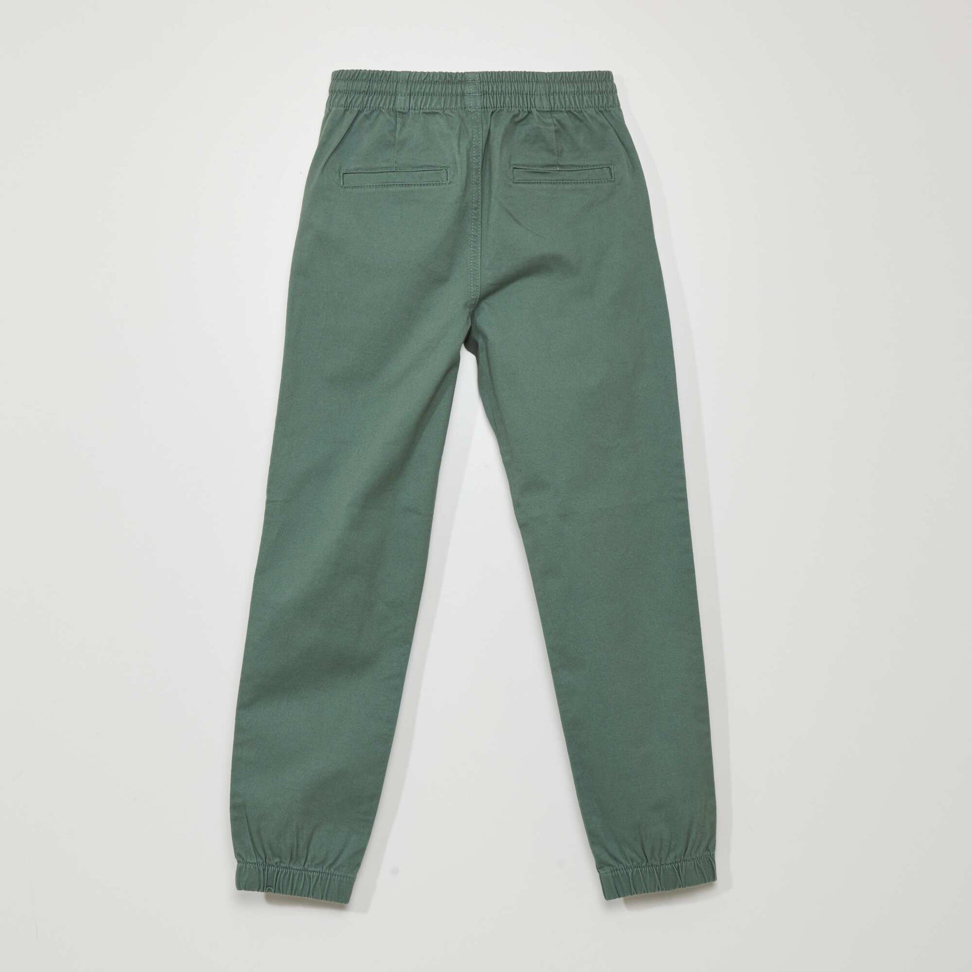 Pantalon jogger avec taille lastiqu e Vert