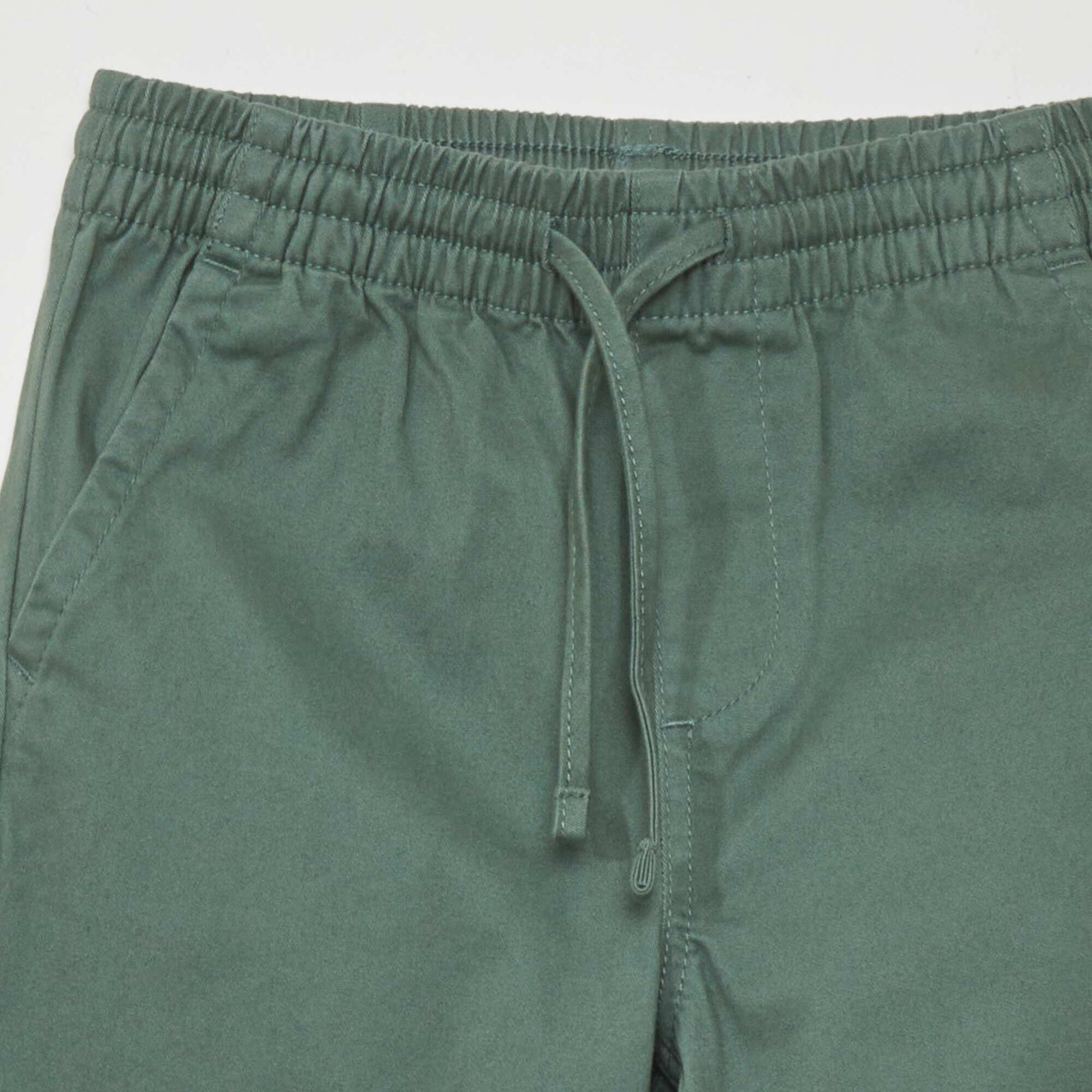 Pantalon jogger avec taille lastiqu e Vert