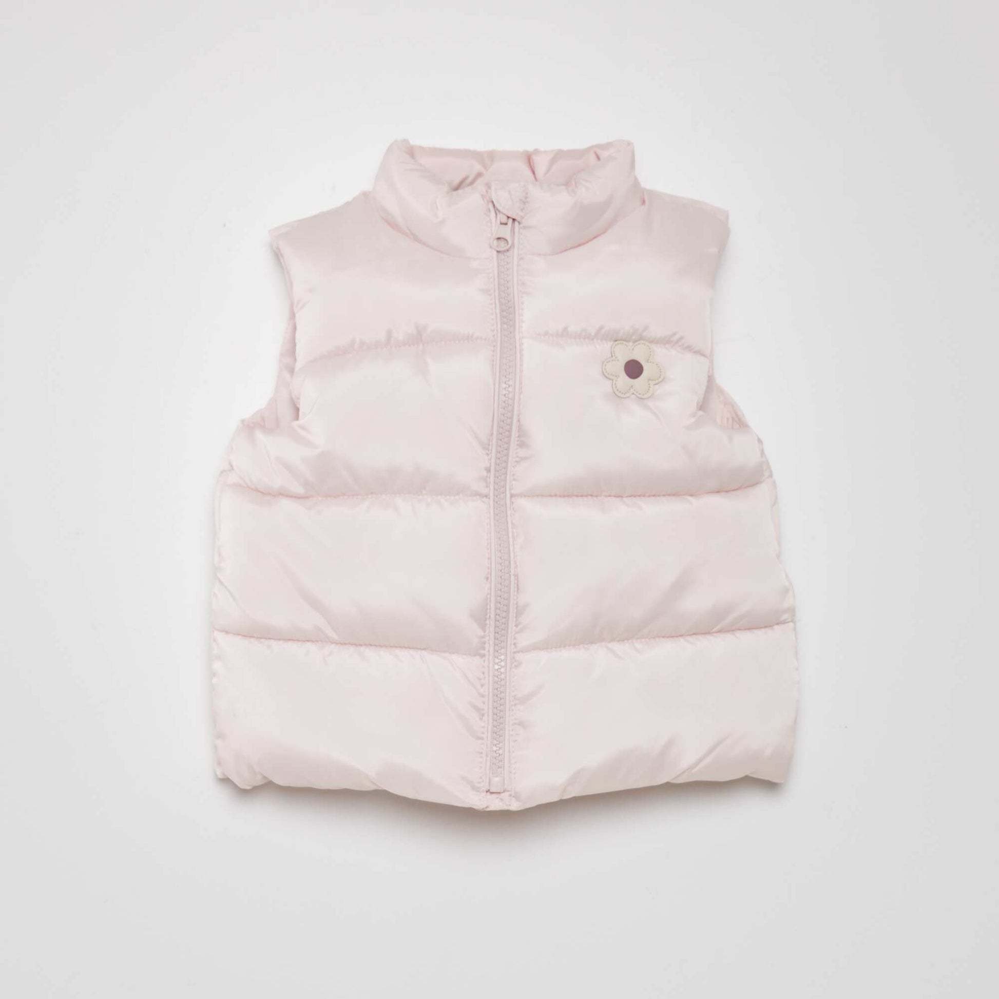 Doudoune sans manches Rose clair