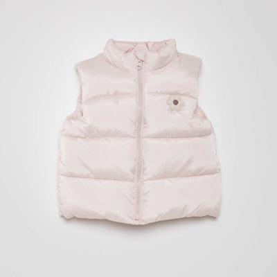 Doudoune sans manches Rose clair
