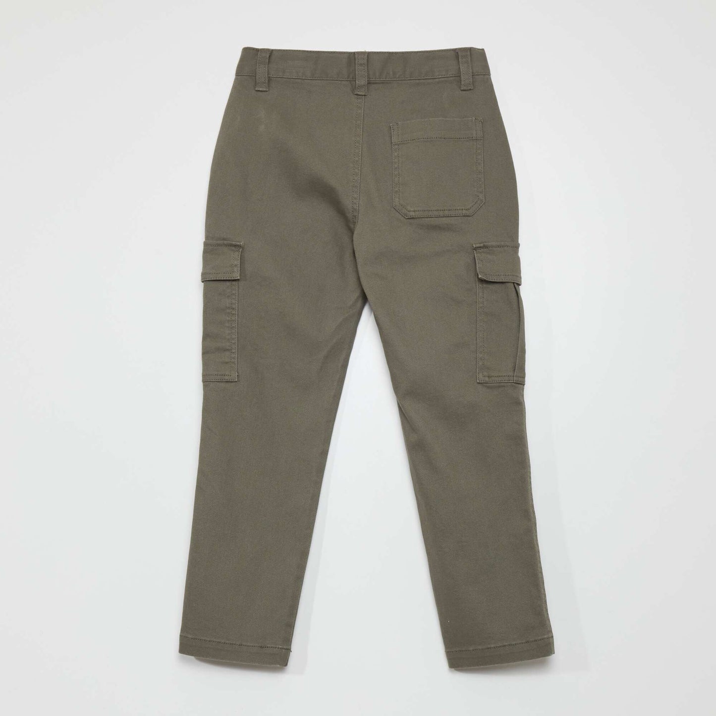 Pantalon slim fit poches Kaki