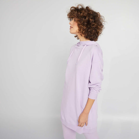 Sweat l ger capuche Violet