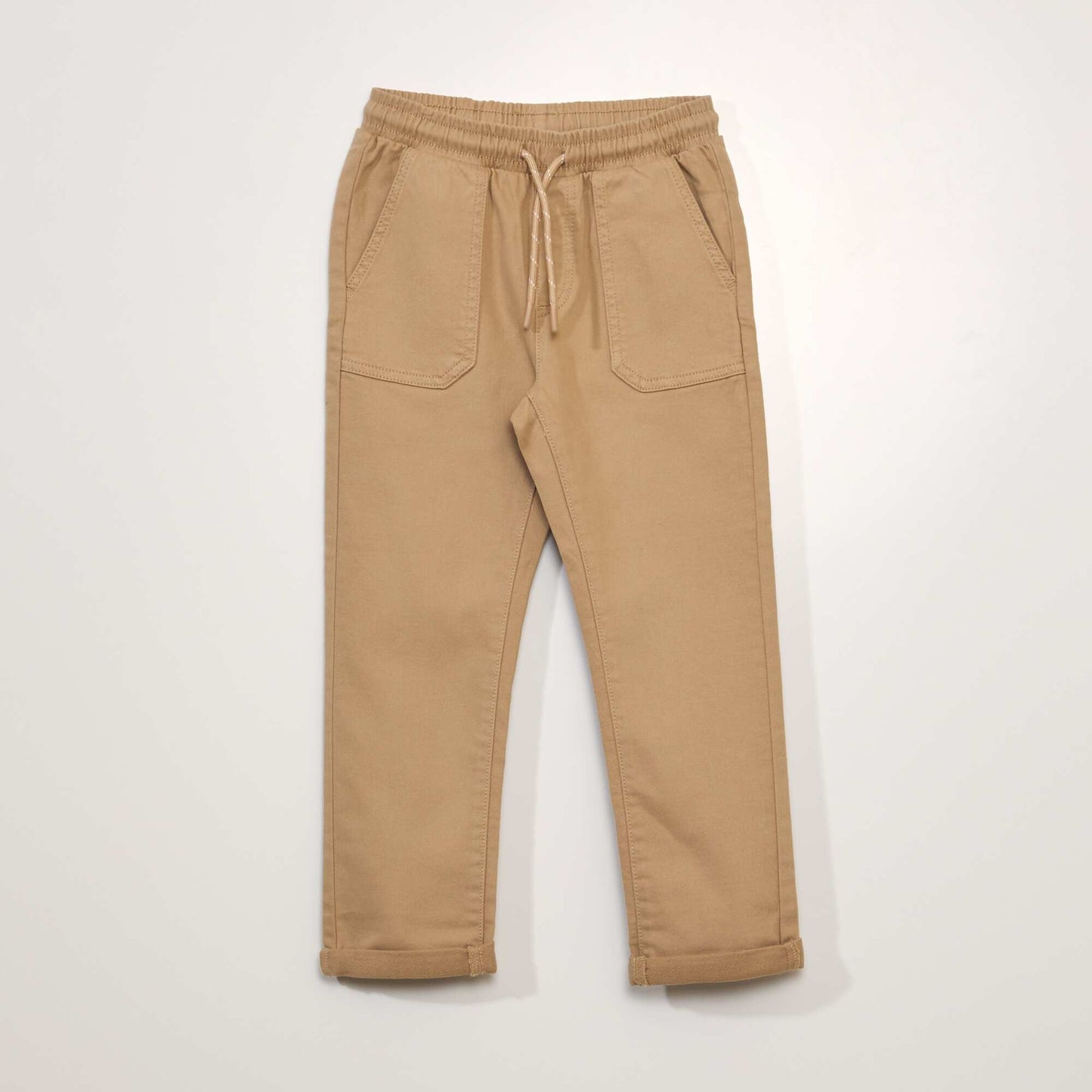 Pantalon chino esprit jogging Beige