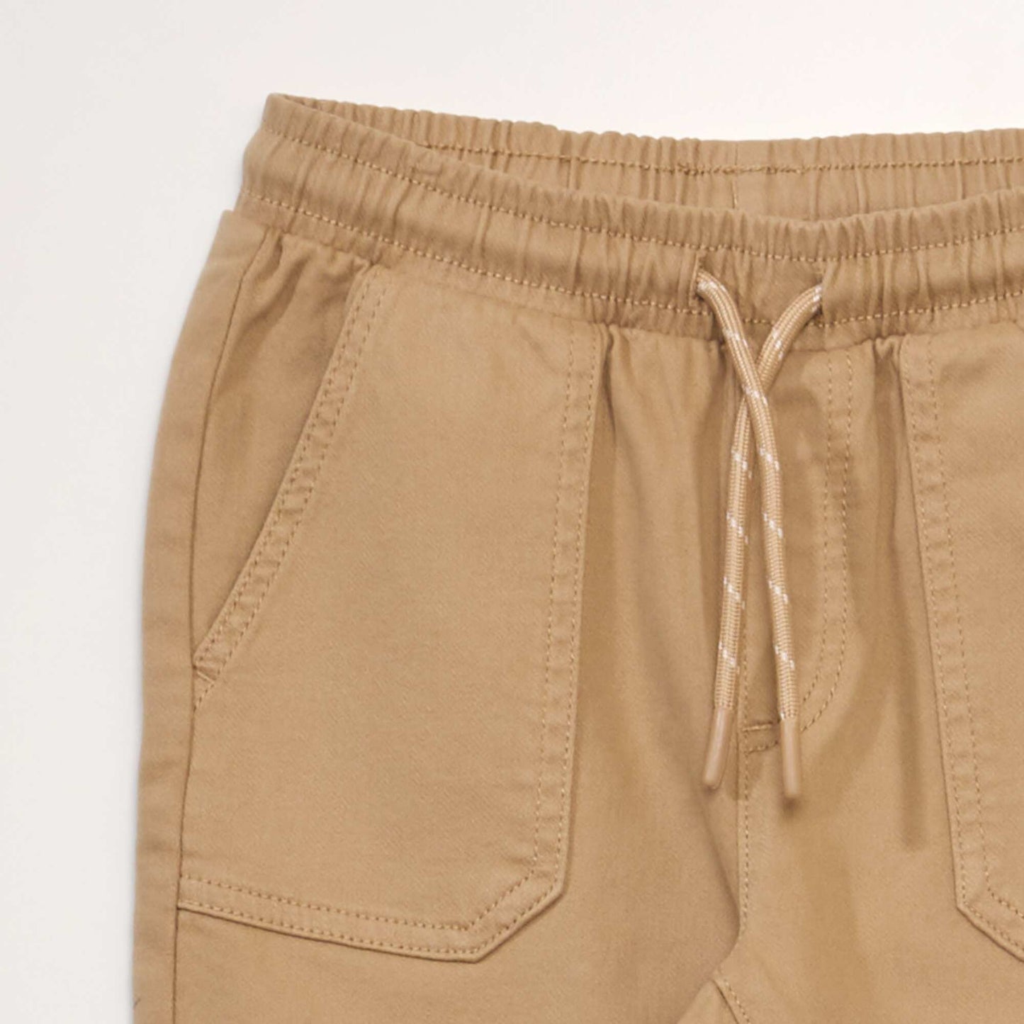 Pantalon chino esprit jogging Beige