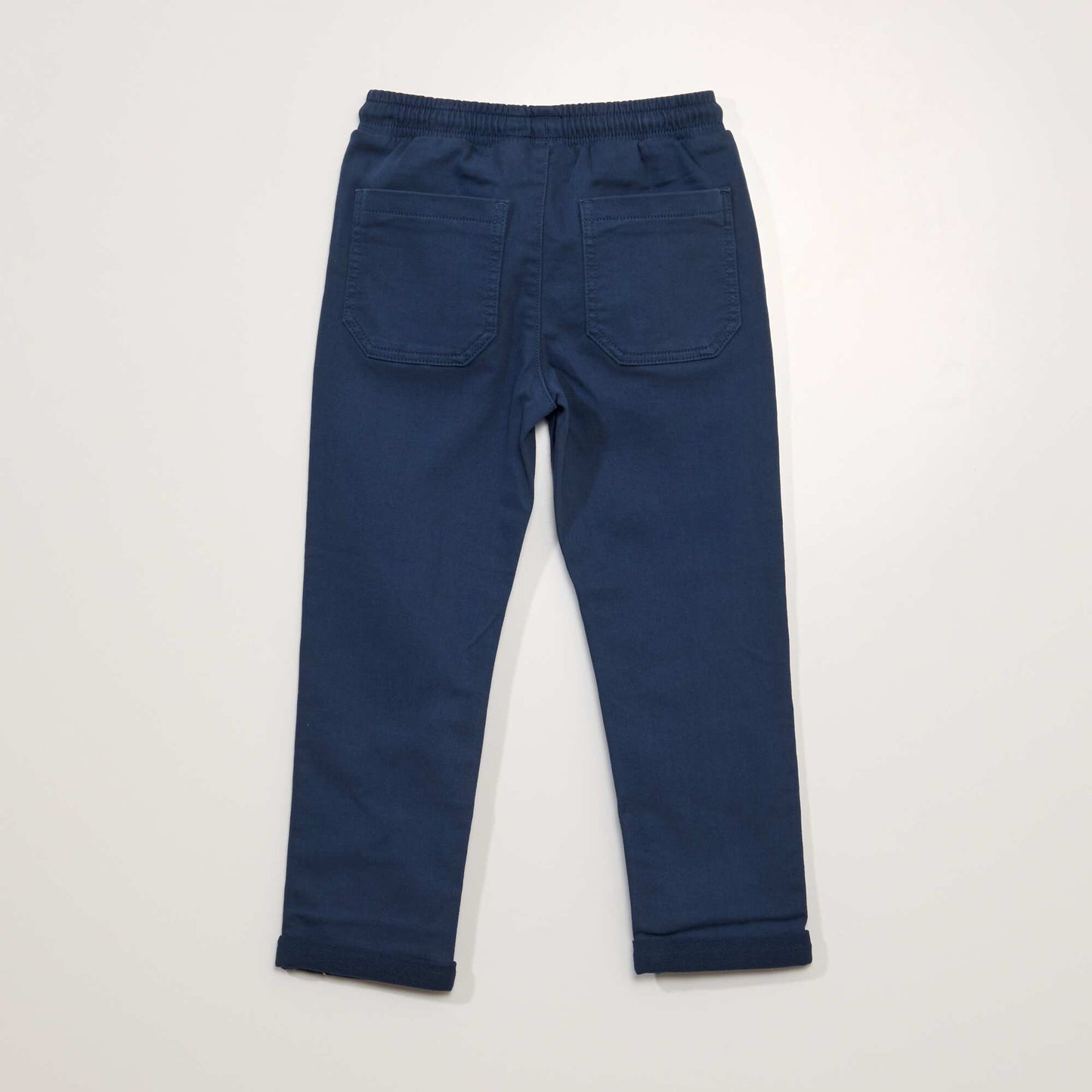 Pantalon chino esprit jogging Bleu