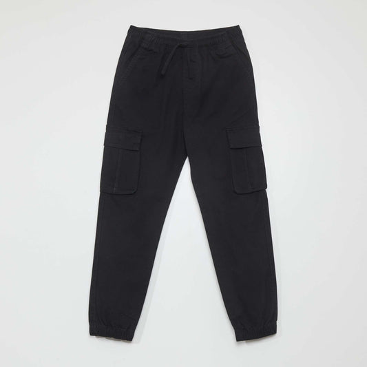 Pantalon multipoches noir