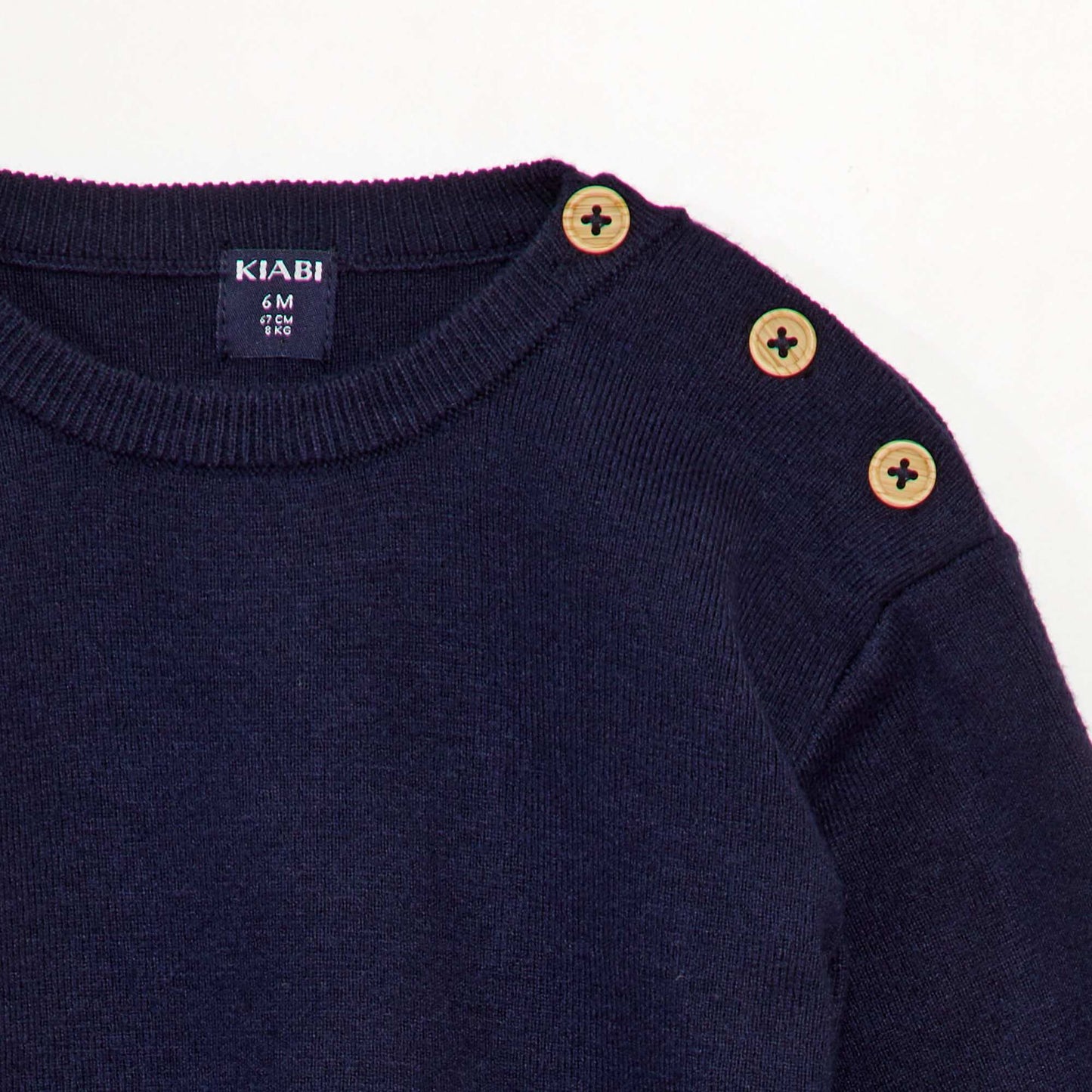 Pull en maille compacte Noir