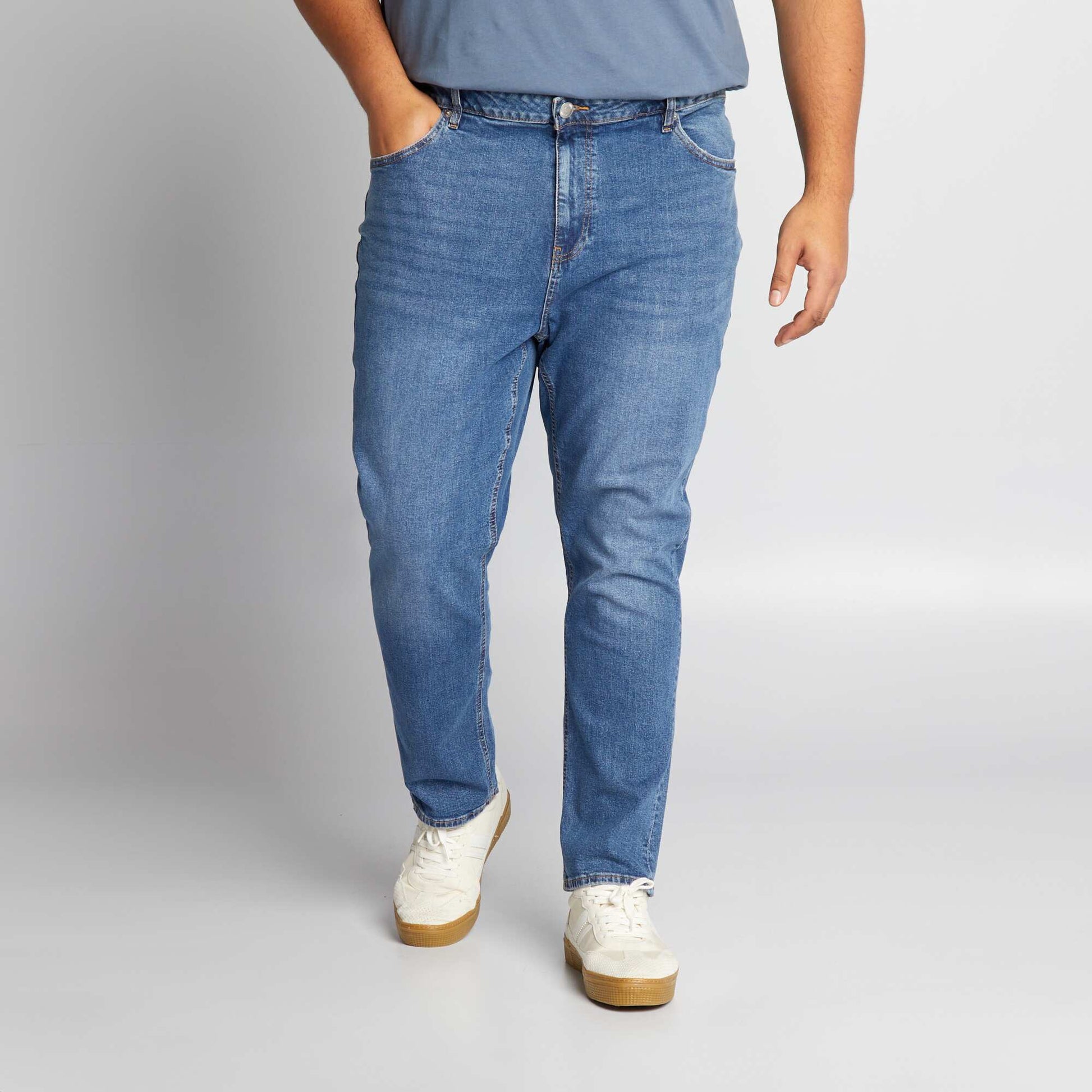 Jean slim 5 poches - L32 Bleu