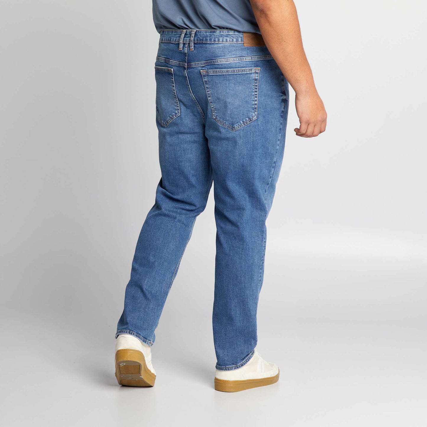 Jean slim   5 poches - L32 Bleu