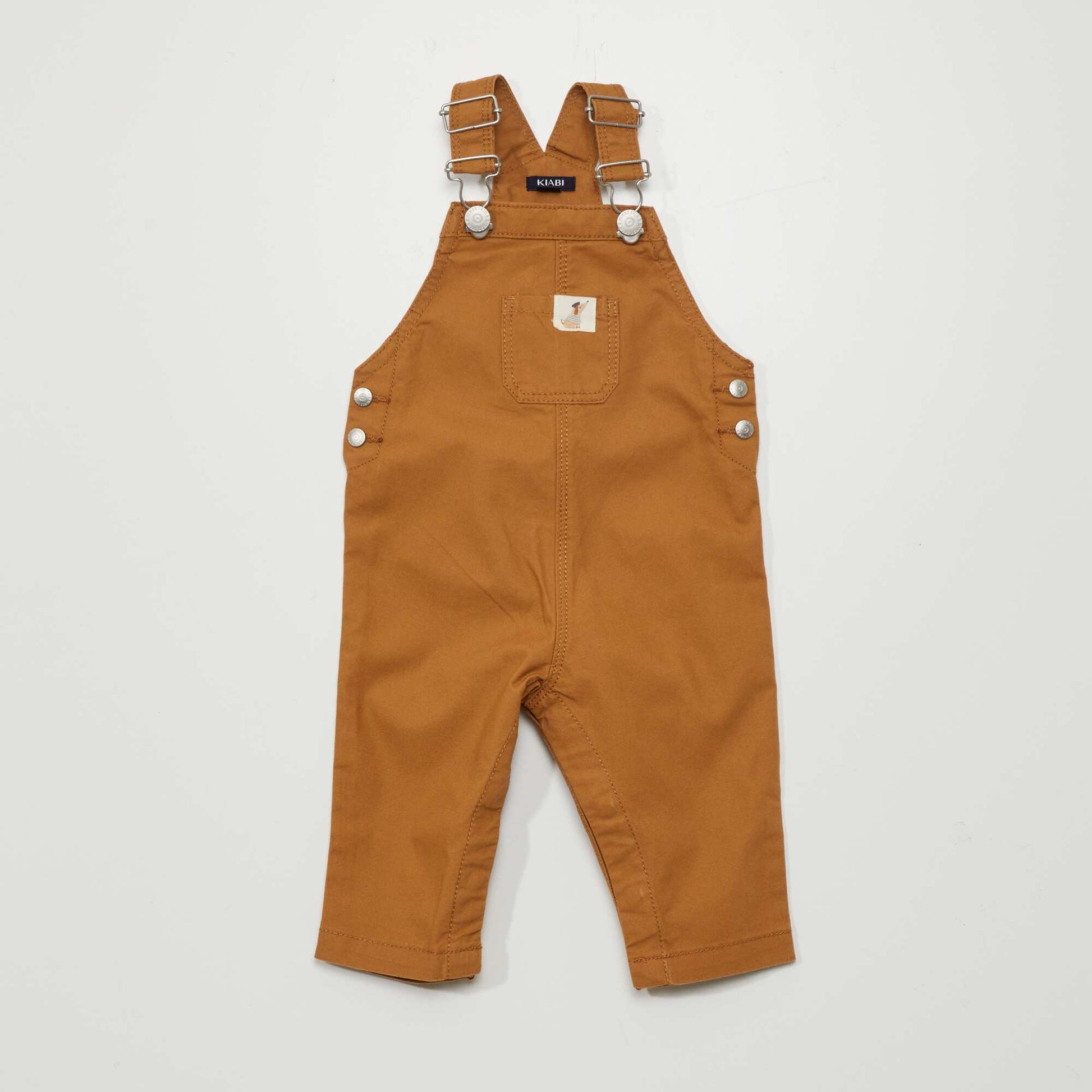 Salopette en coton Camel