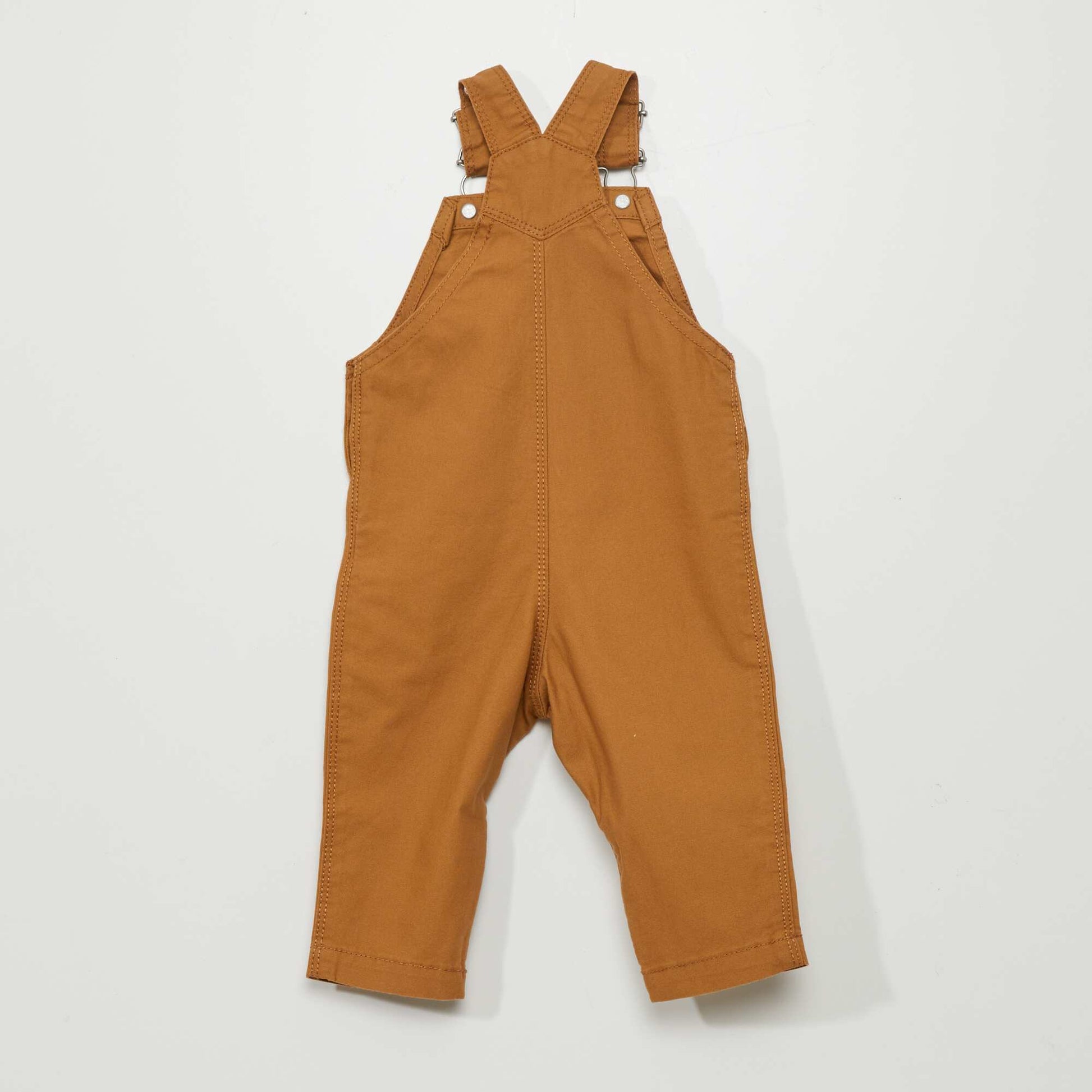 Salopette en coton Camel