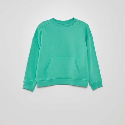 Sweat en molleton fin Vert
