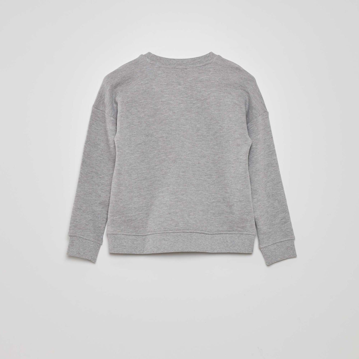 Sweat en molleton fin Gris