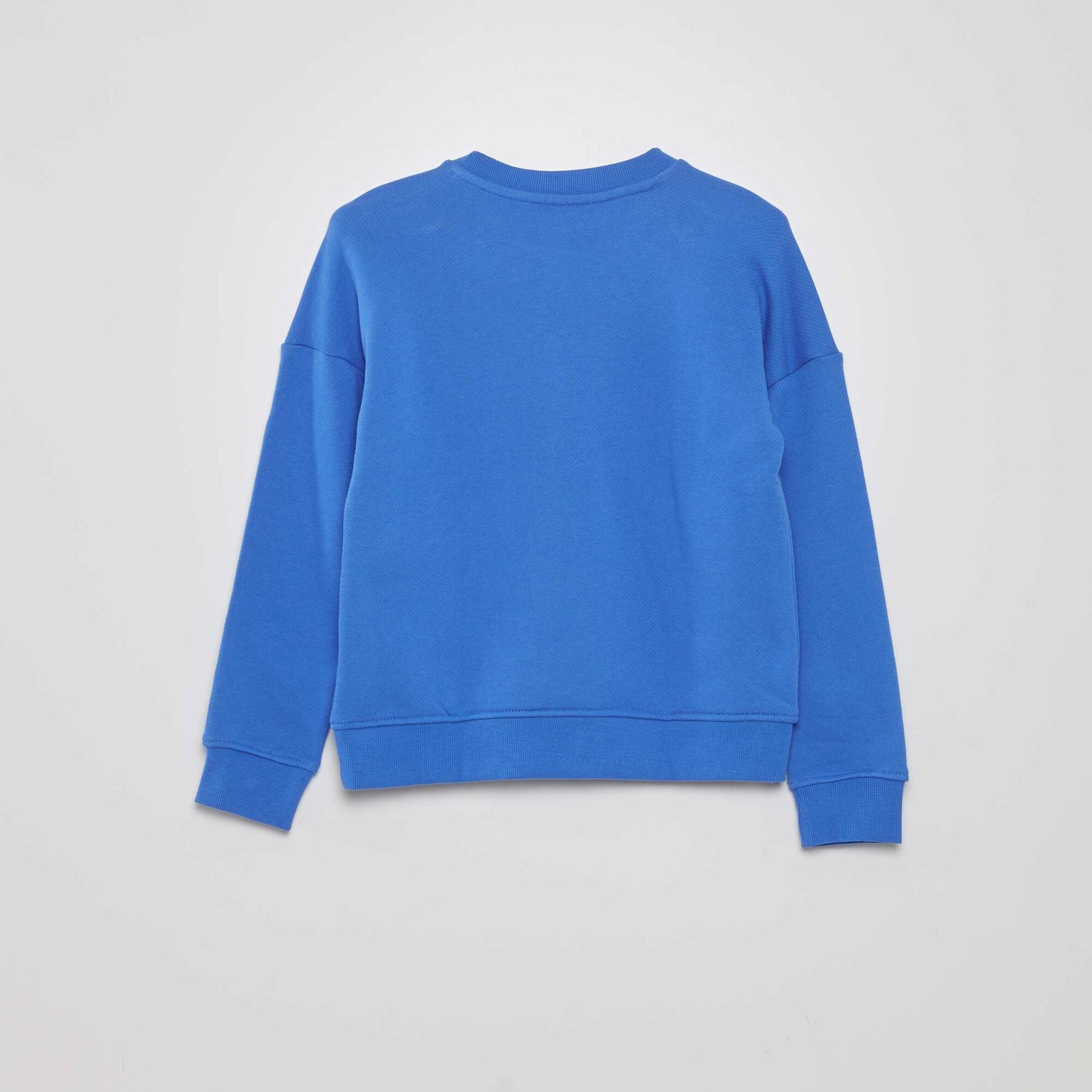 Sweat en molleton fin Bleu