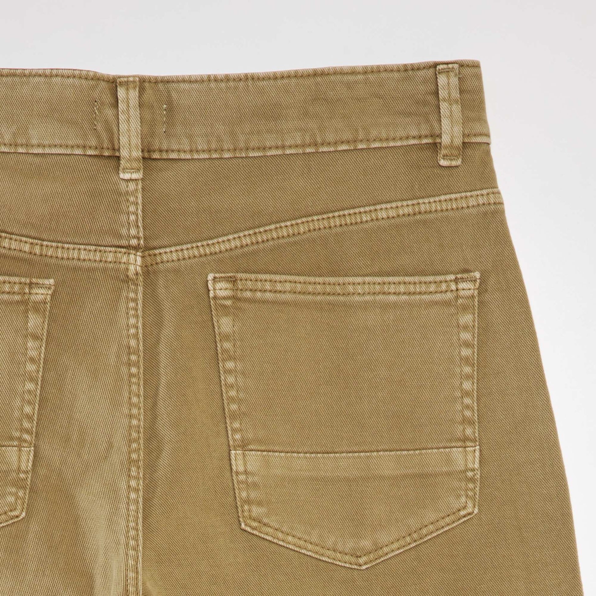 Jean droit Marron