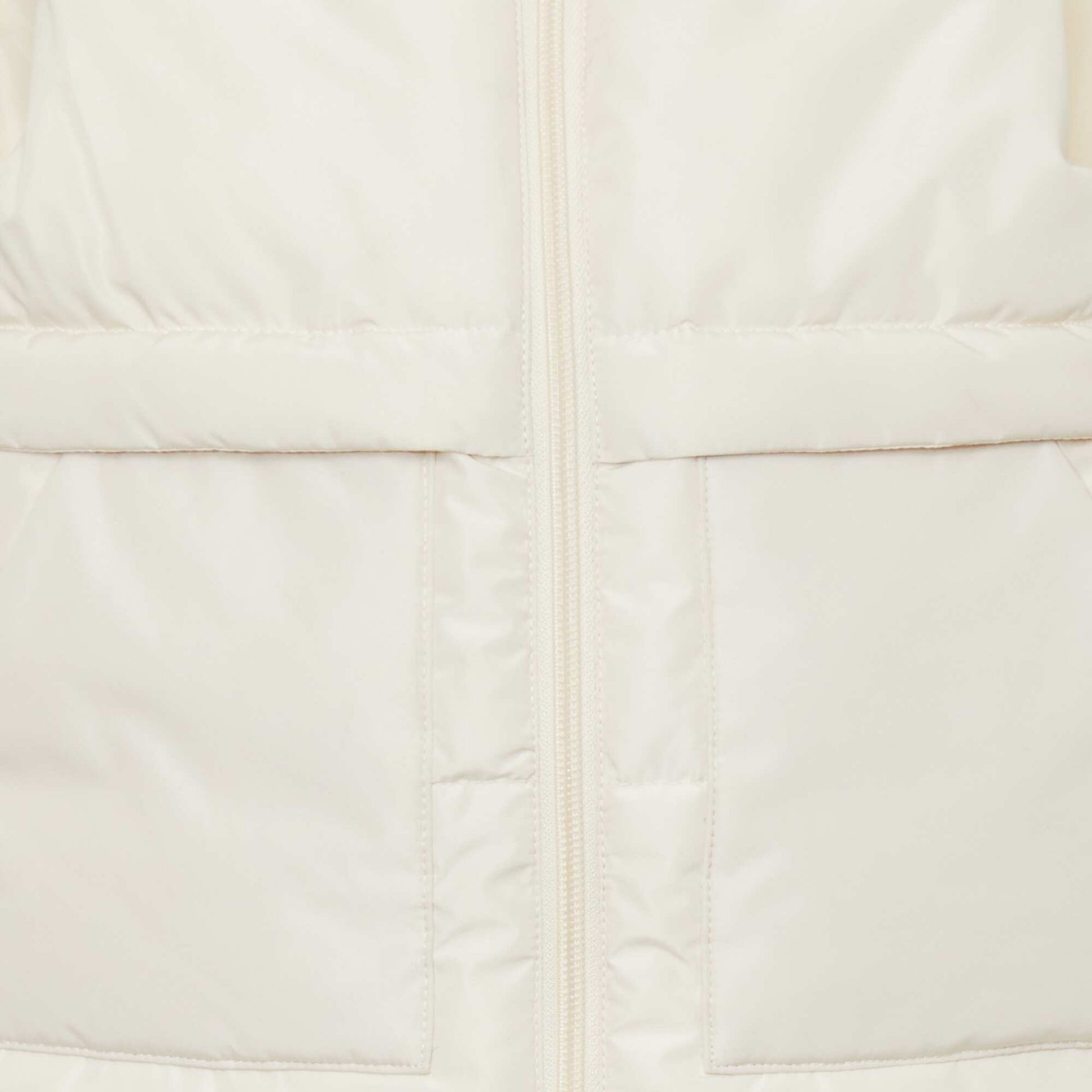 Doudoune matelassée sans manches Blanc