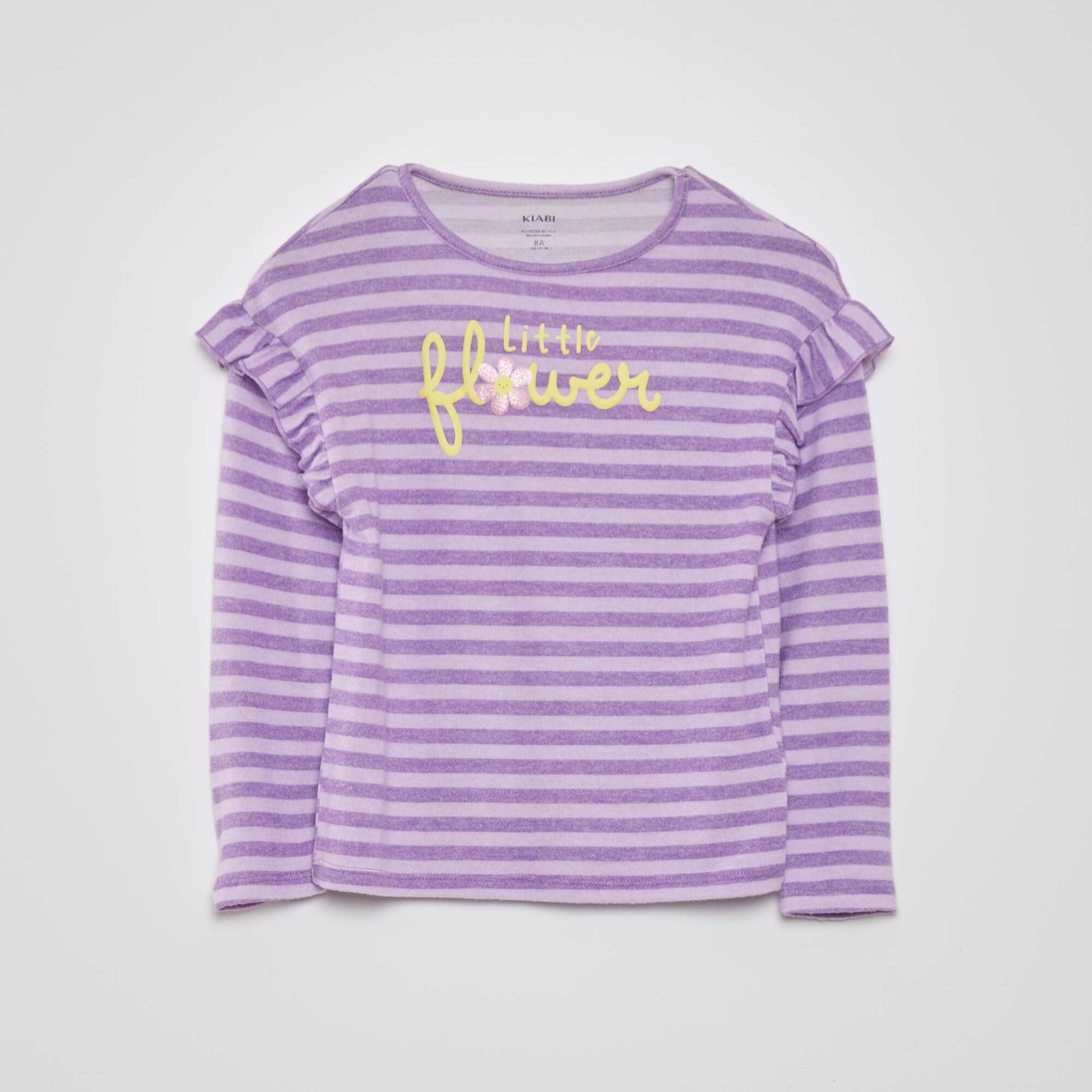 T-shirt en maille doudou Violet