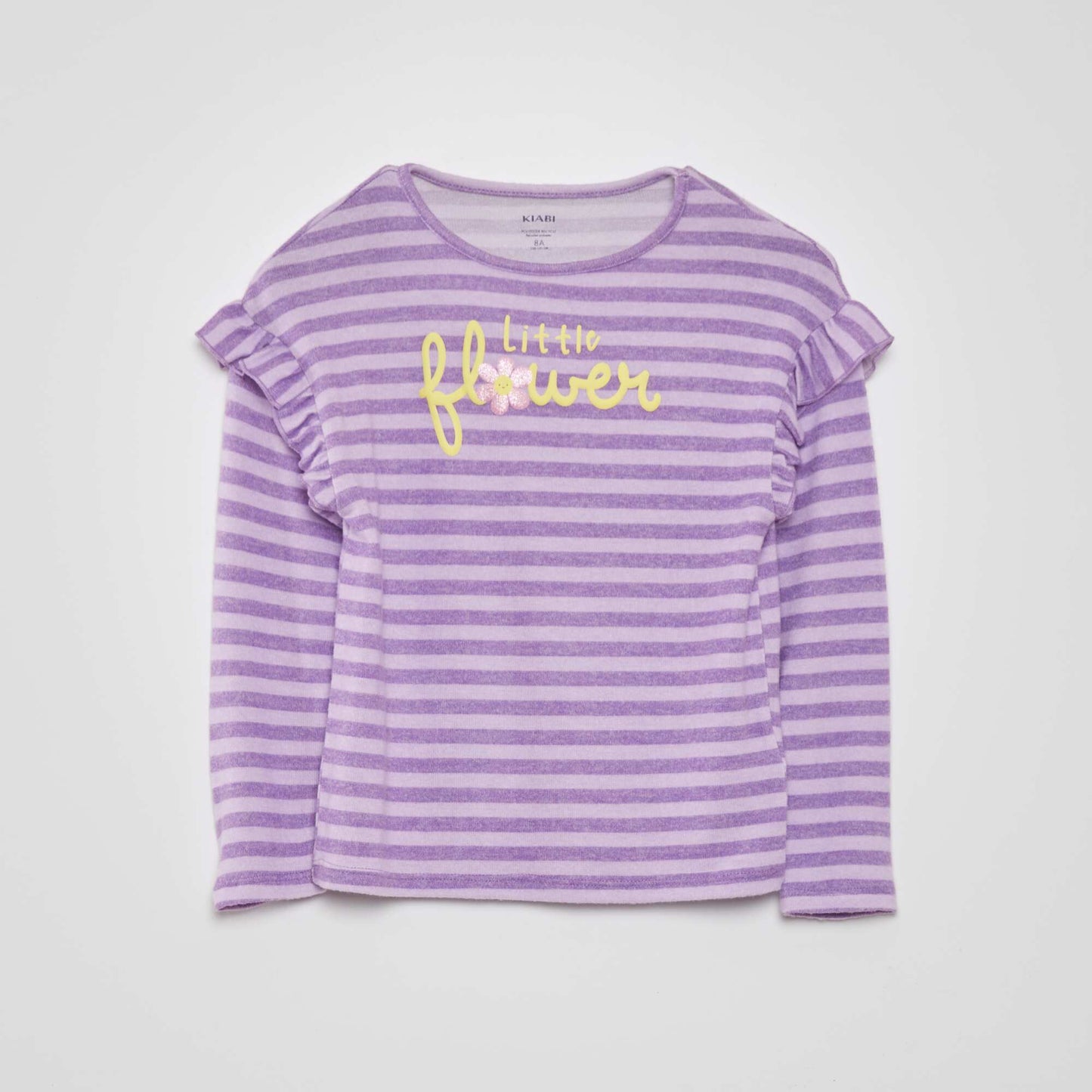 T-shirt en maille doudou Violet