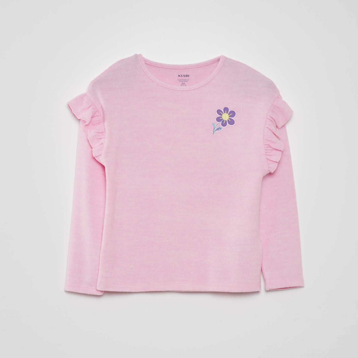 T-shirt en maille doudou Rose