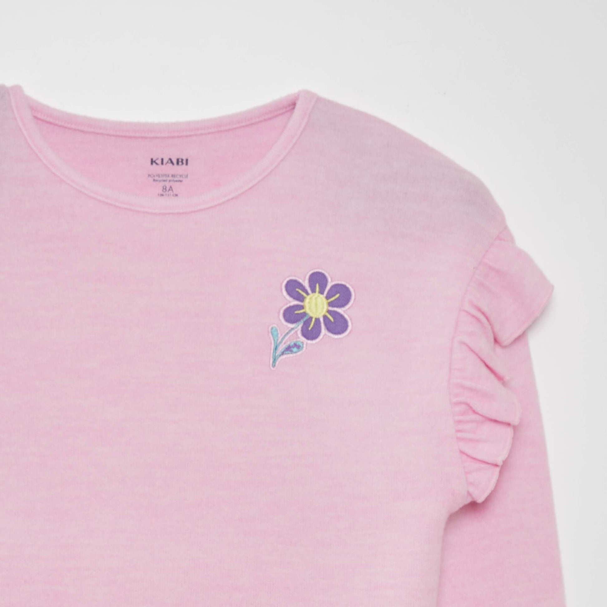 T-shirt en maille doudou Rose