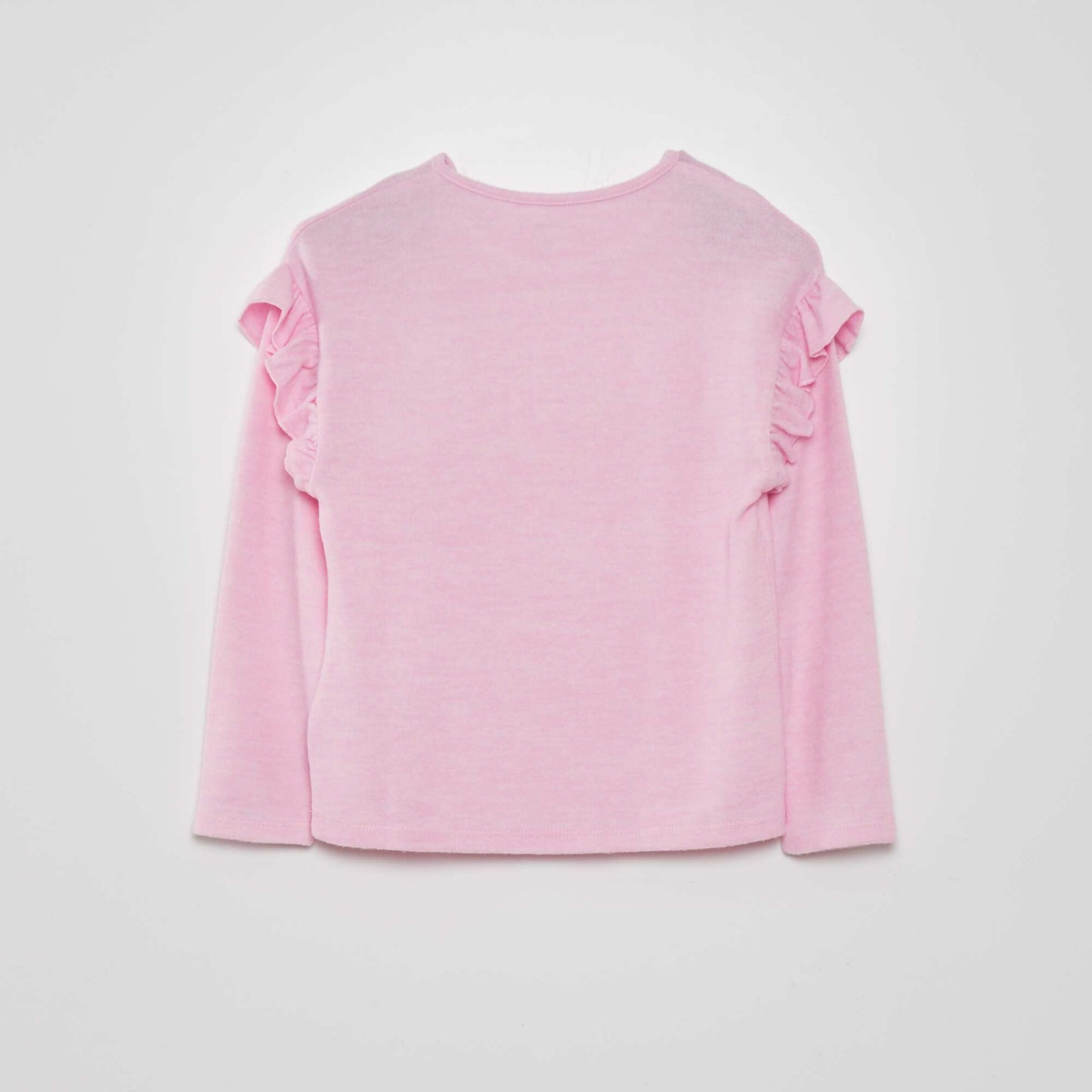 T-shirt en maille doudou Rose