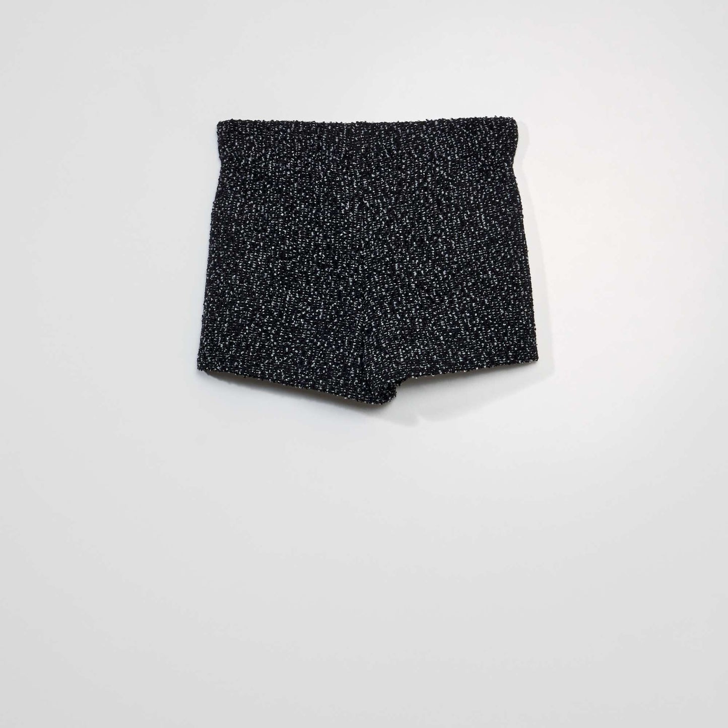 Short en tweed Noir