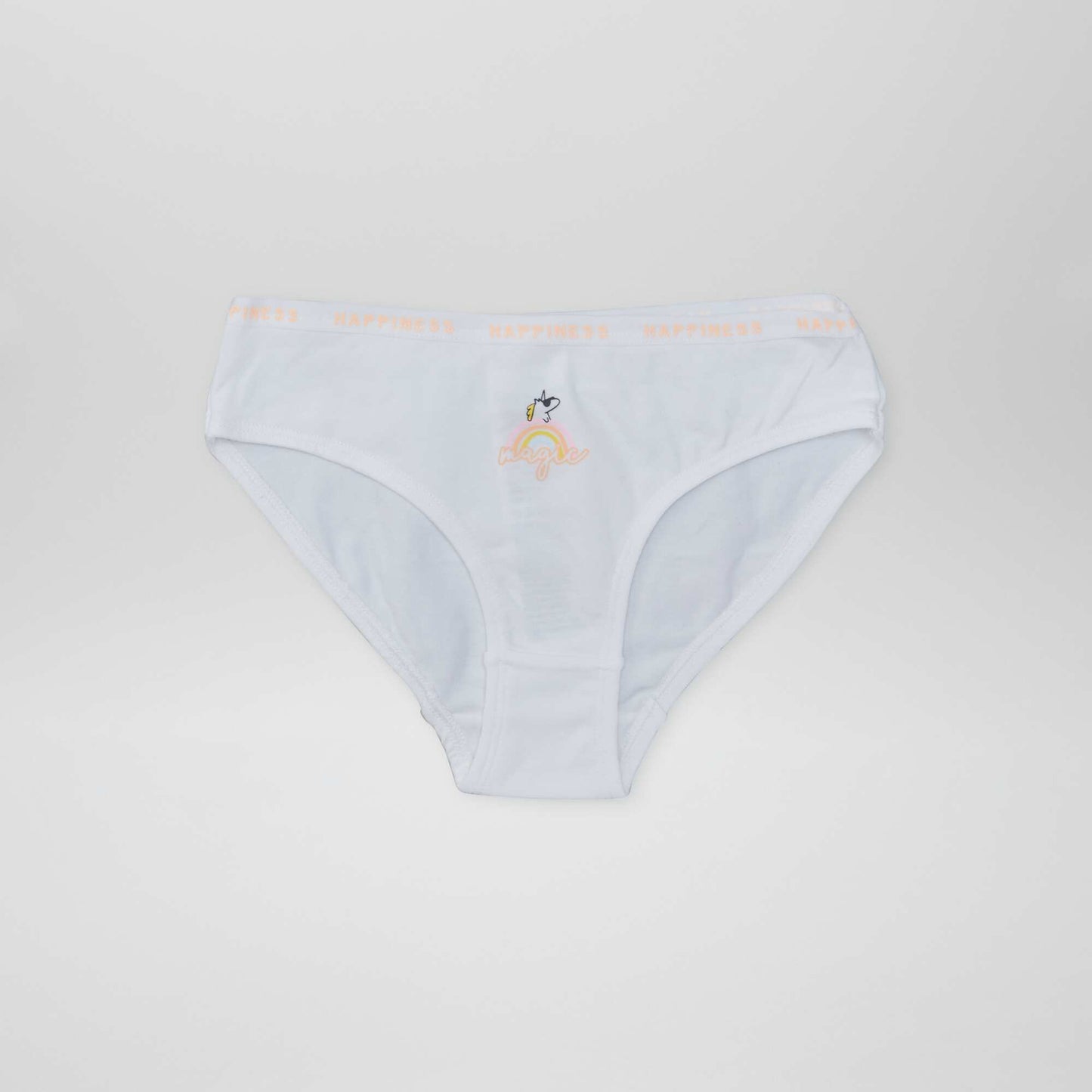 Lot de 4 culottes imprim 'animal' Licorne