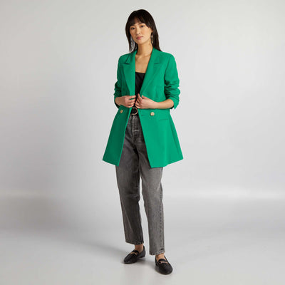 Veste longue de tailleur Vert