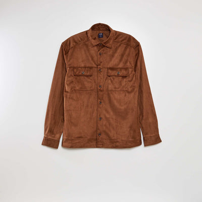 Surchemise en su dine regular Camel