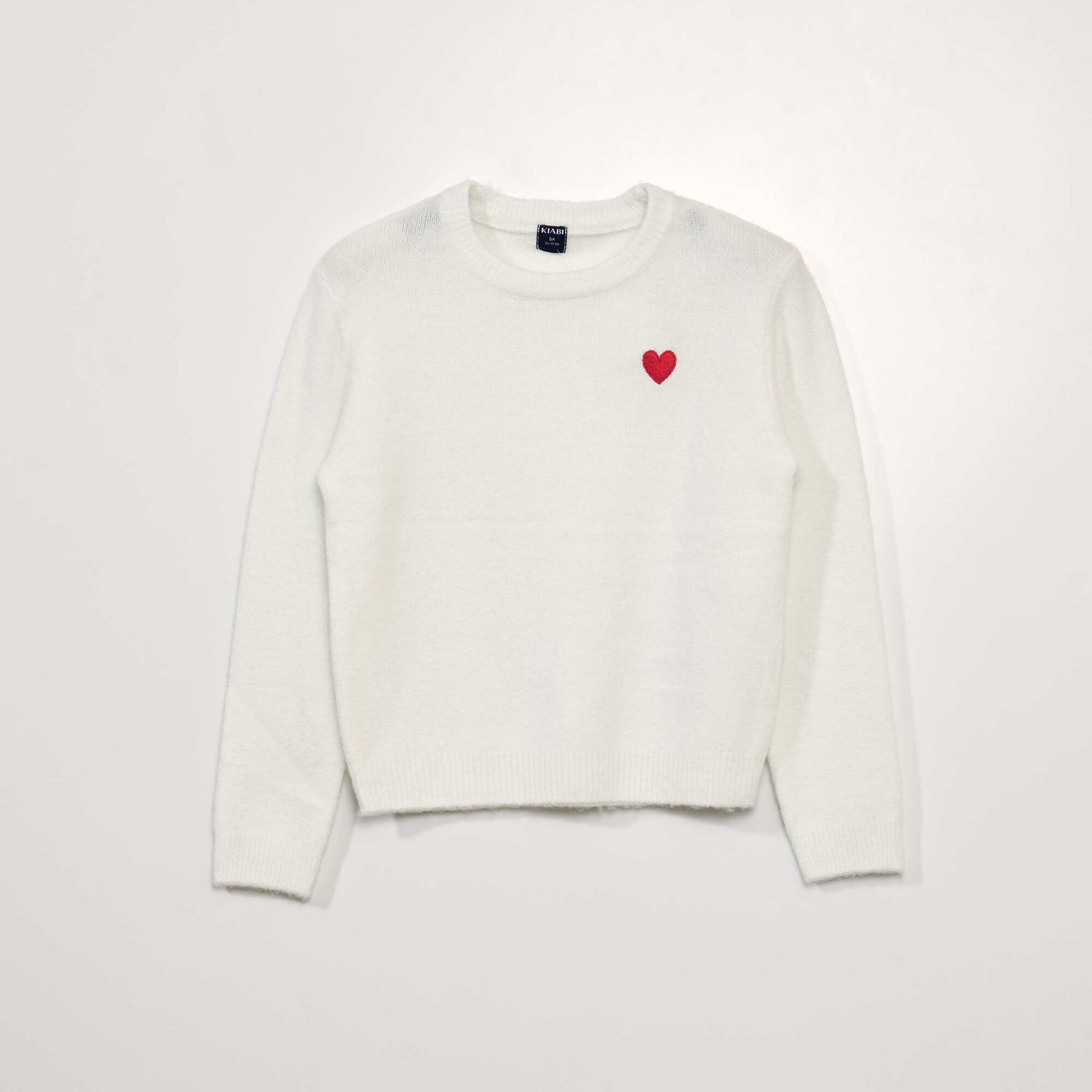Pull en maille Blanc