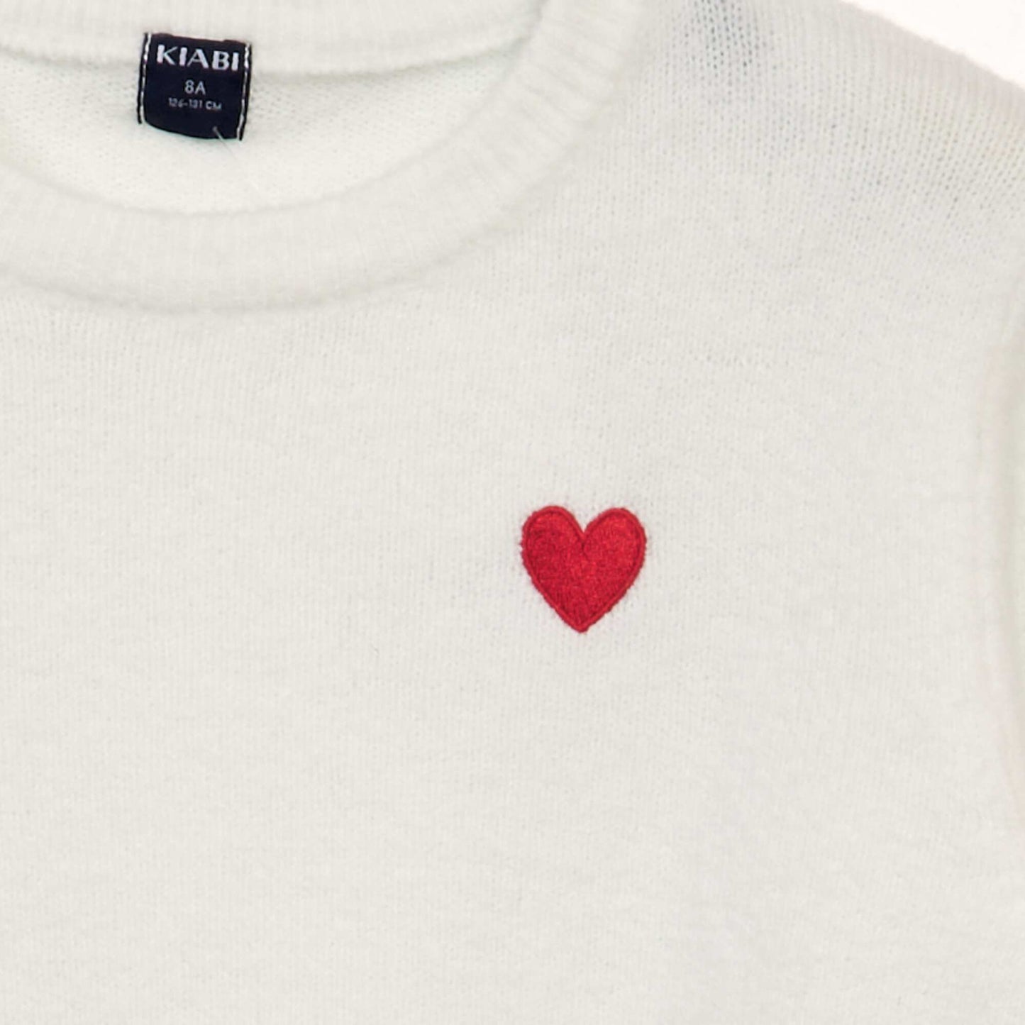 Pull en maille Blanc