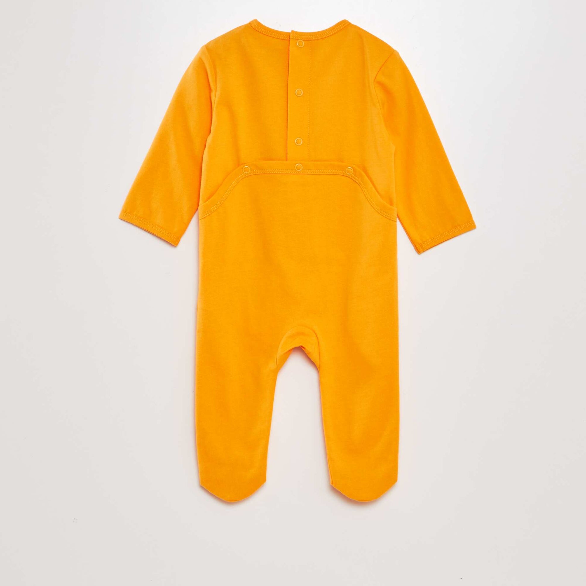 Pyjama dors-bien en coton JAUNE