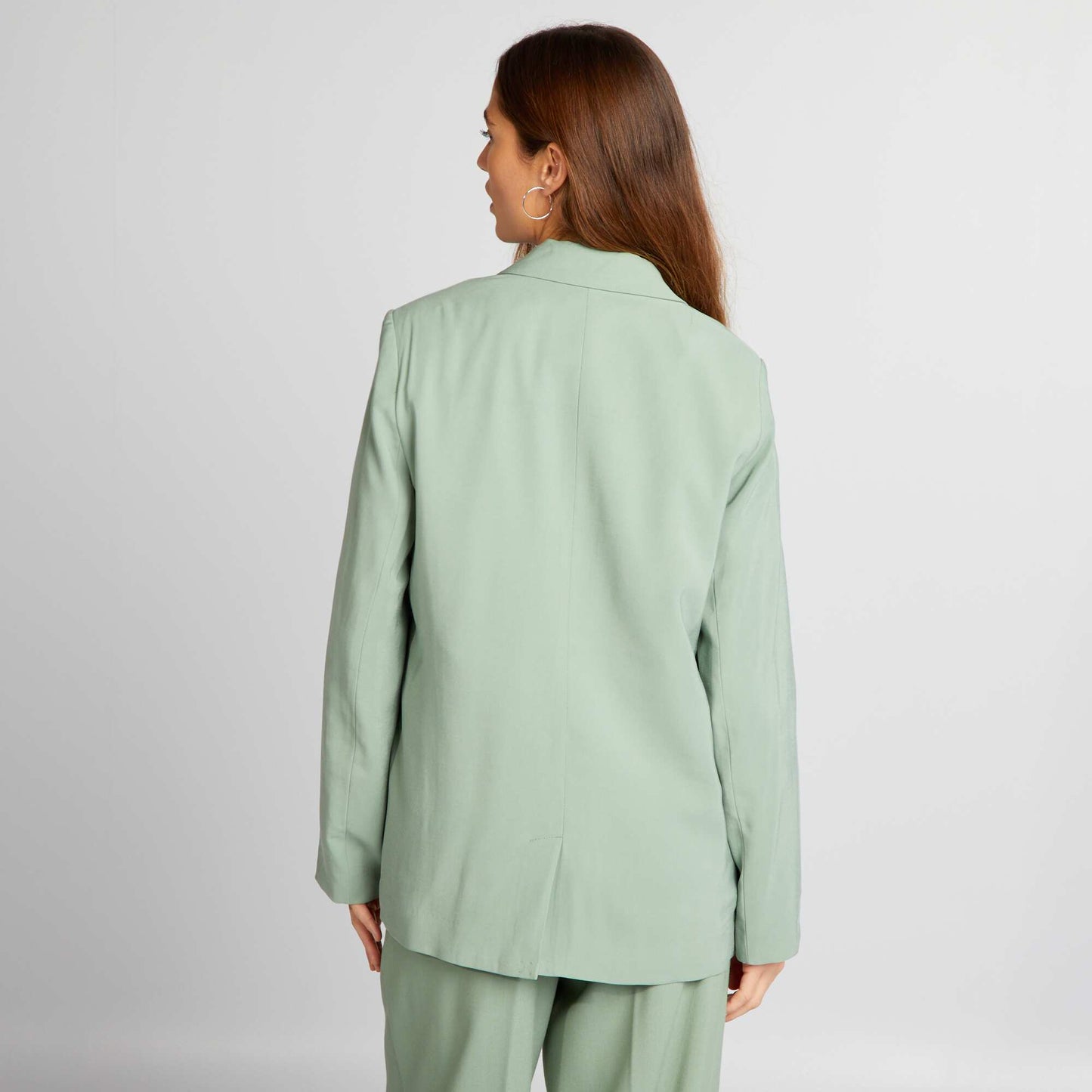 Veste de tailleur longue Vert