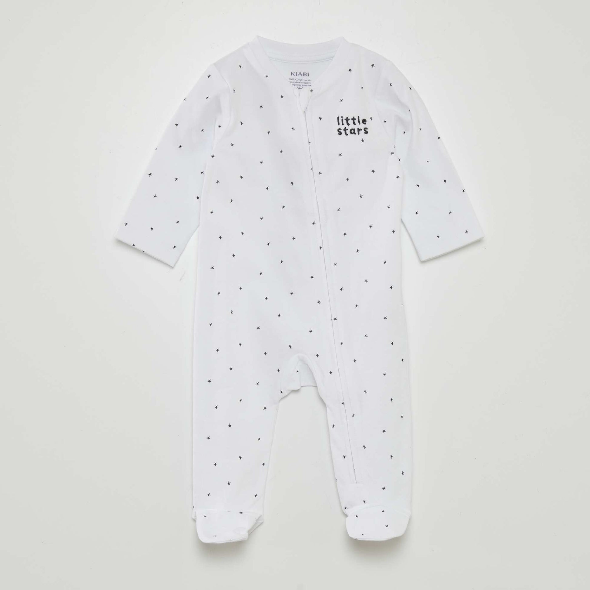 Pyjama dors-bien motif Blanc