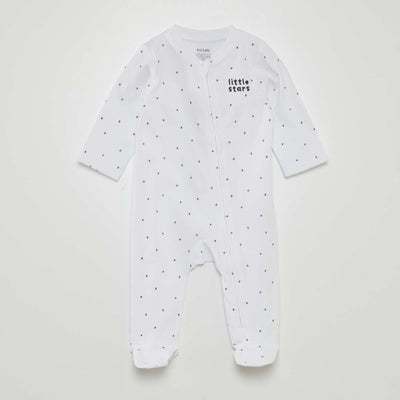 Pyjama dors-bien motif Blanc