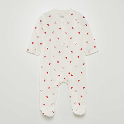 Pyjama dors-bien motif Blanc
