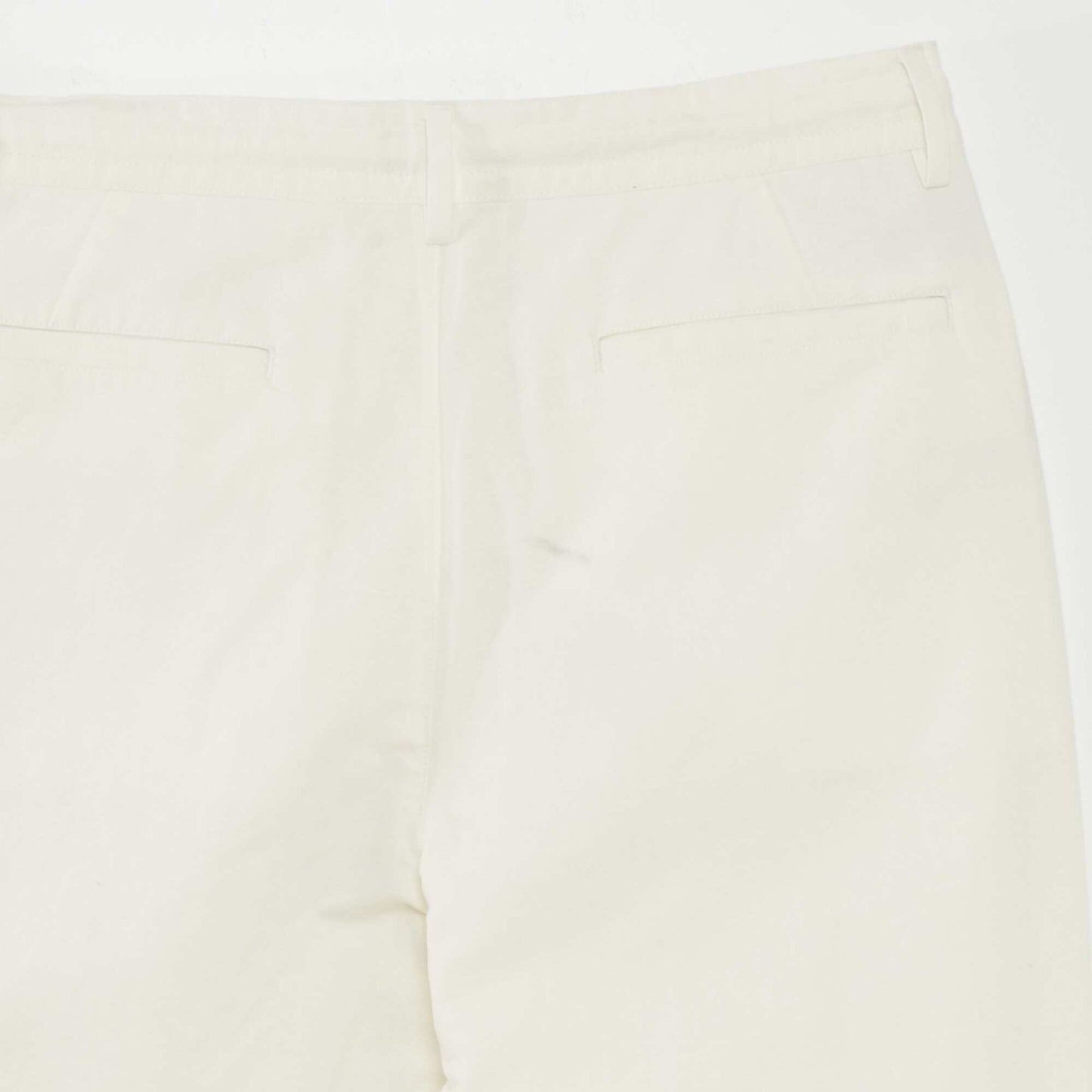 Pantalon chino droit blanc